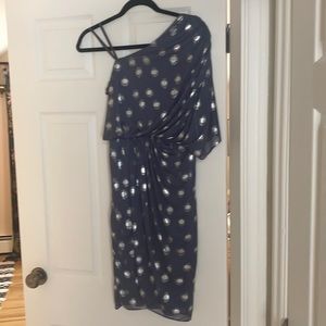 Adriana Papell One-Shoulder Cocktail Dress